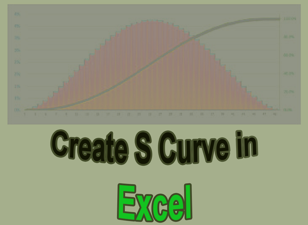 Create S Curve in Excel