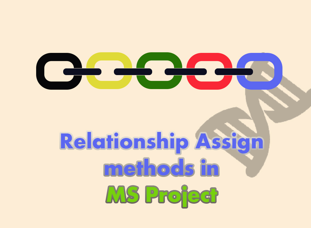 Relationship Assign methods in MS Project