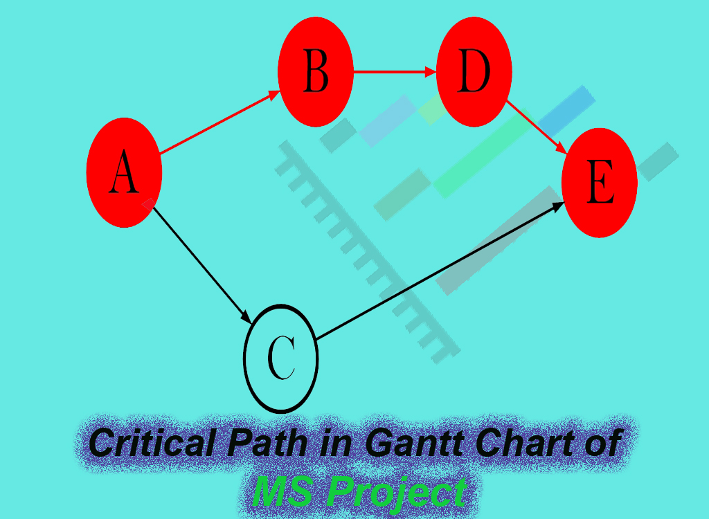 Critical Path in Gantt Chart of MS Project