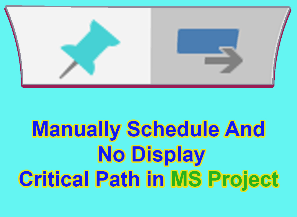 Manually Schedule And No Display Critical Path in MS Project